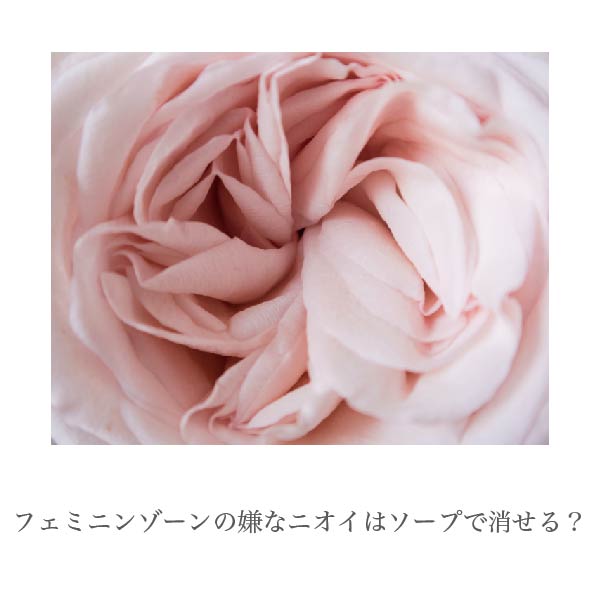 フェミニンゾーンの嫌なニオイはソープで消せる?